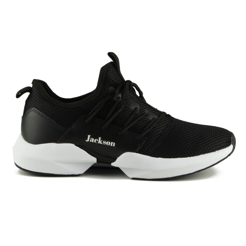  Jackson  Official Sepatu  Sneakers Pria Hore 1SB Black 
