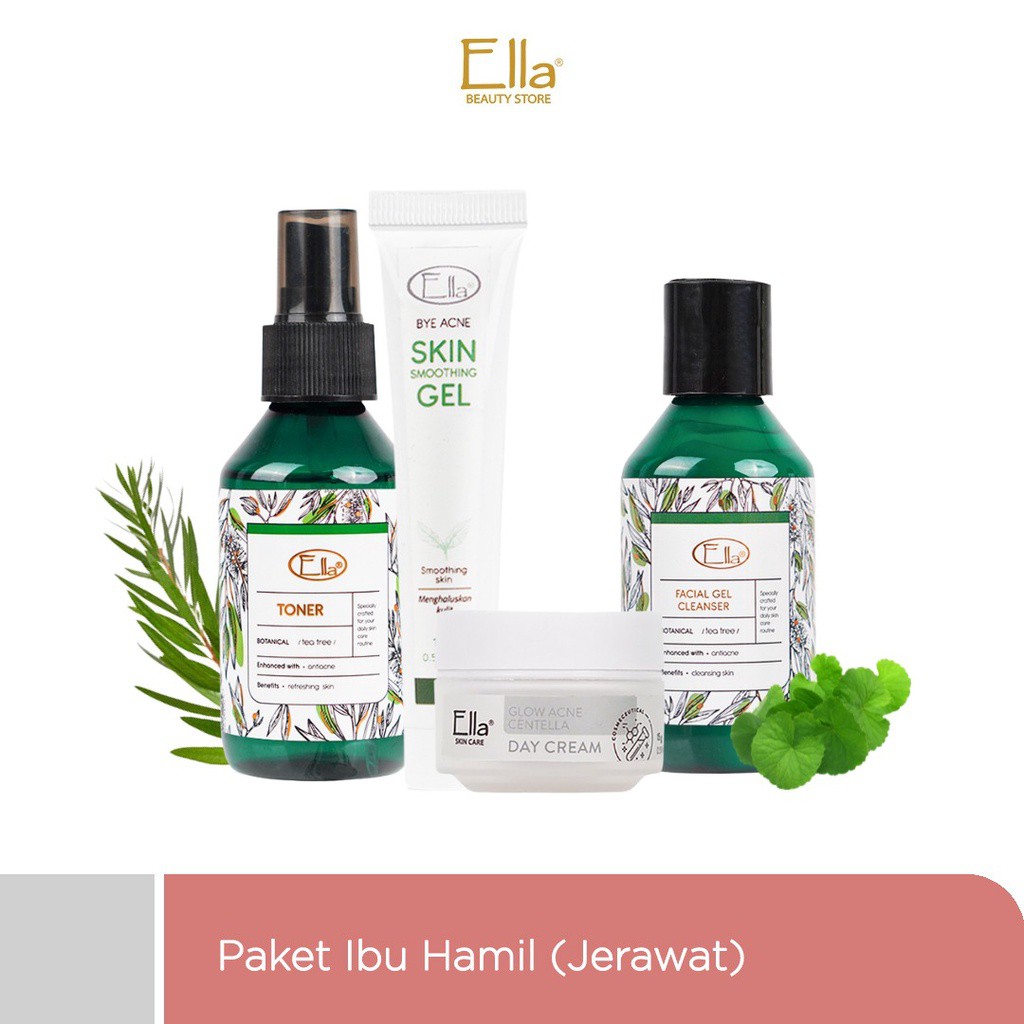 ELLA SKINCARE PAKET IBU HAMIL (JERAWAT)