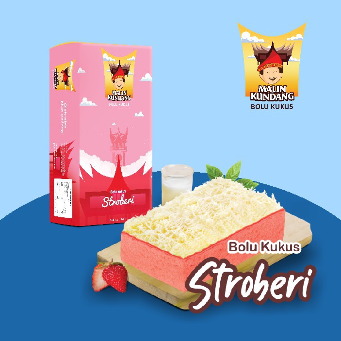 

Bolu Kukus Stroberi Malin Kundang