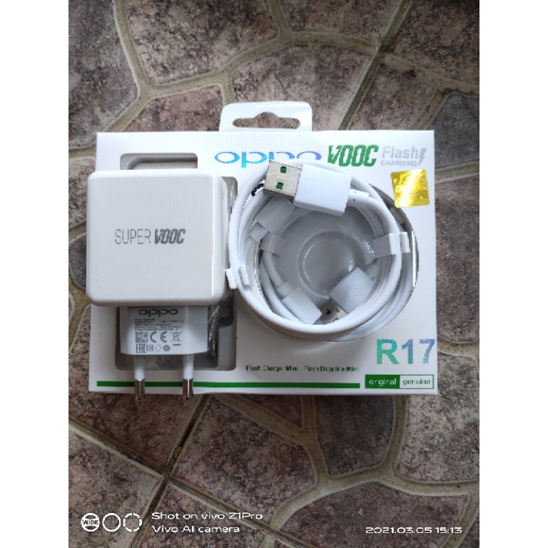 CHARGER OPPO R17 ORI USB KABEL MICRO DAN TIPE-C SUPORT VOOC HP OPPO