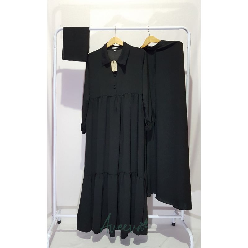 aula set gamis syari khimar nonpet bergo cadar tali niqab gamis muslimah gamis syari dress jilbab sy