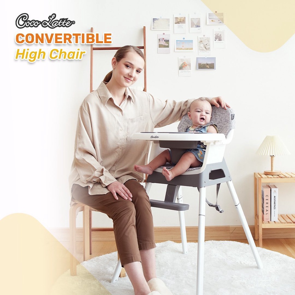 Cocolatte 31345 Convertible High Chair Kursi Makan Anak Bayi