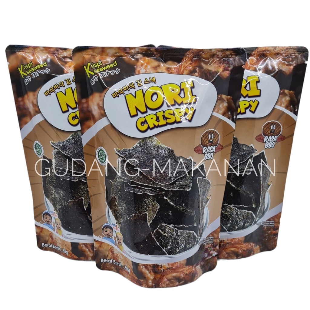 Nori Crispy Seaweed / Snack Rumput Laut 30gr