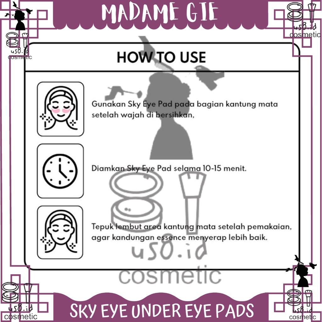 Madame Gie Sky Eye Under Pads - Masker Mata Jelly