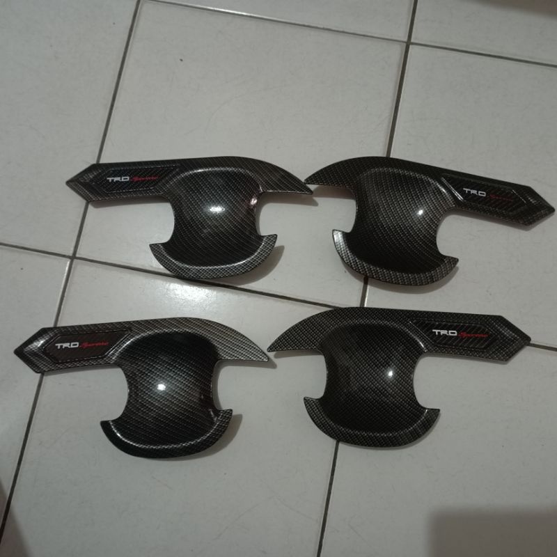 cover outer mangkok Sigra Calya Tulisan TRD Sportivo Carbon