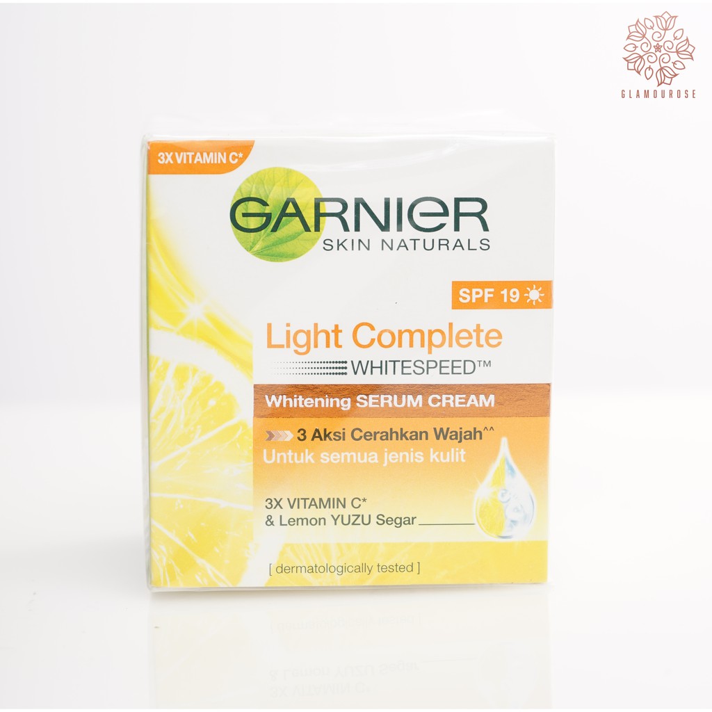 ❤️Glamouroseshop❤️ Garnier Light Complete Bright Complete With YUZU Whitening Serum DAY CREAM 50 ml (BIG)