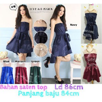 DRESS NATAL TILE SATIN SABRINA