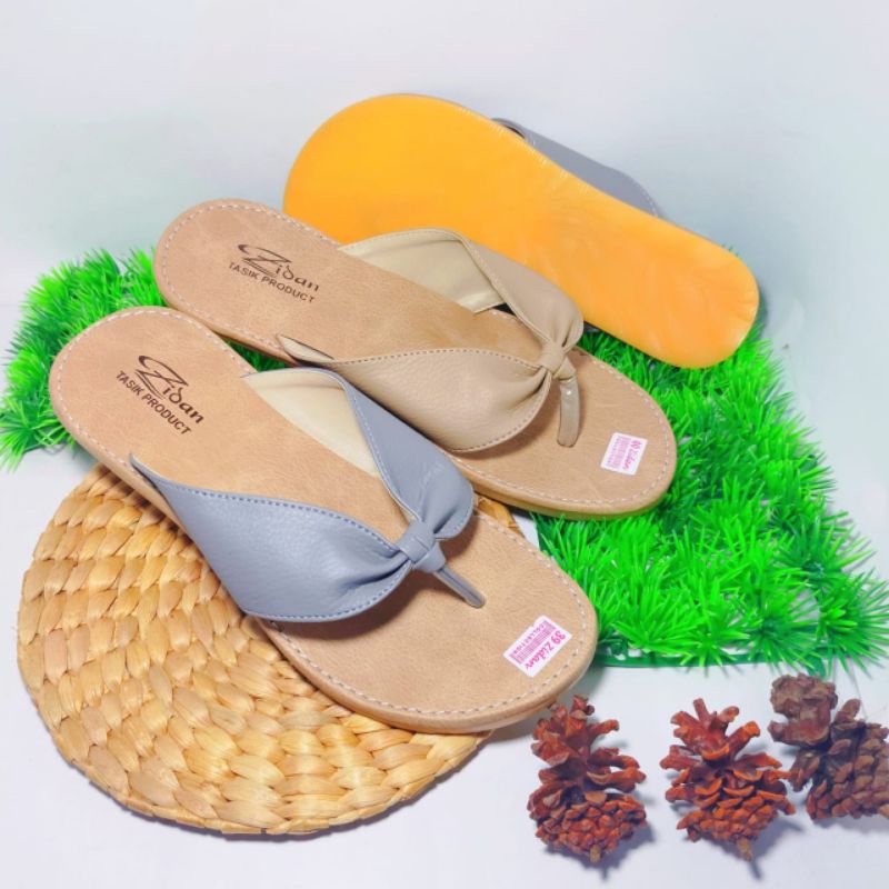 Sandal Papirut Wanita Model Jepit Pita Flat SoL Karet