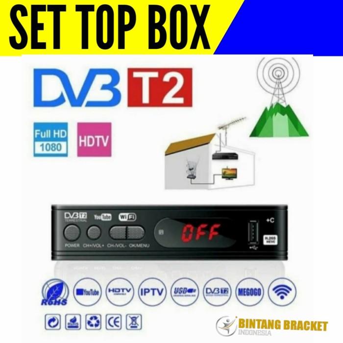 Receiver Digital /Dekoder Receiver Dvbt2 Penangkap Sinyal Tv Terbaik