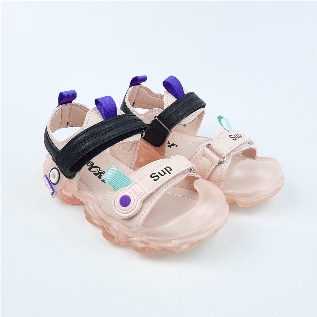 Sandal sepatu anak perempuan dengan lampu LED Alea kae EH.21.003 26-30