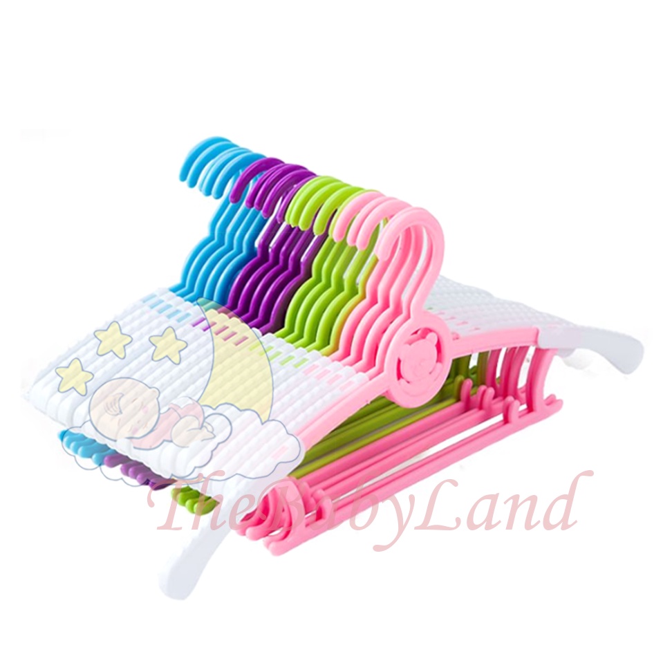 [1KG 30PCS] Babyland Hanger Setelan Anak | Gantungan Baju Anak | Hanger Baby Display Anak