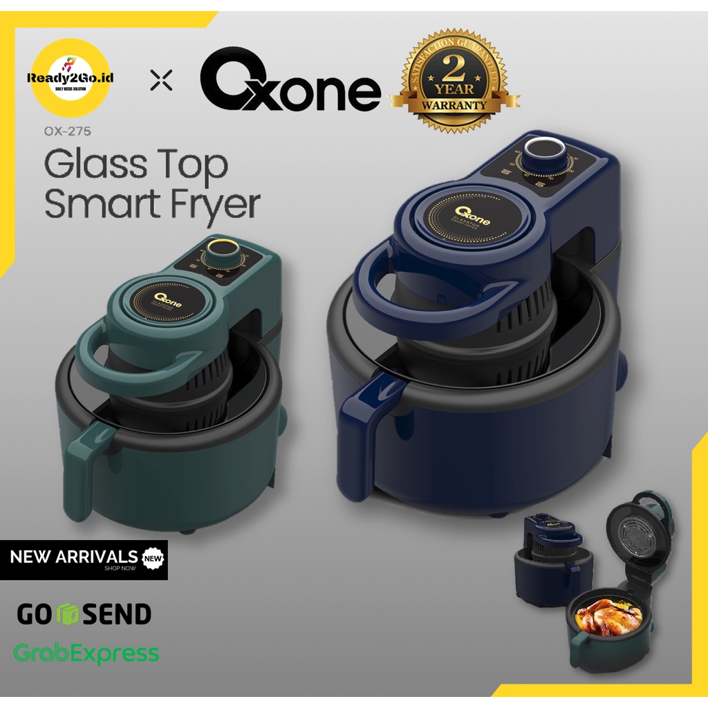 Jual Oxone Air Fryer Glass Top Ox Smart Fryer Ox Shopee Indonesia