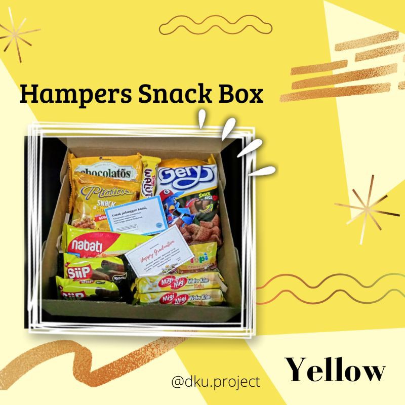 Hampers Snack Box/Snack Box[Kafo Ultah, Wisuda, Sempro, Sidang Skripsi/Munaqosyah, Anniversary dll]