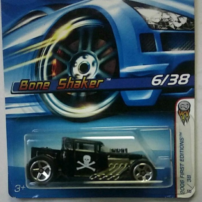 Diecast Hot Wheels Bone Shaker ( First Edition - black )