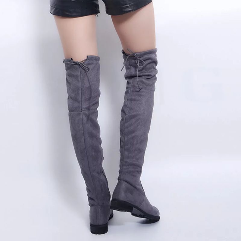 BOOTS KNEE HEE TINGGI SELUTUT WINTER MUSIM DINGIN