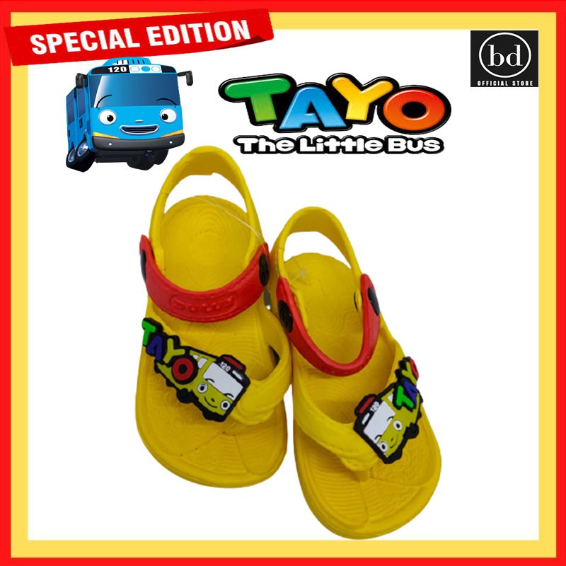 Sepatu Sandal Gunung karet balita Anak Laki Laki / cowok 1 - 2 tahun import quality murah Tayo S157