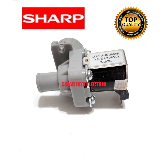 SELENOID WATER INLET MESIN CUCI SHARP / WATER INLET SHARP 1 TABUNG