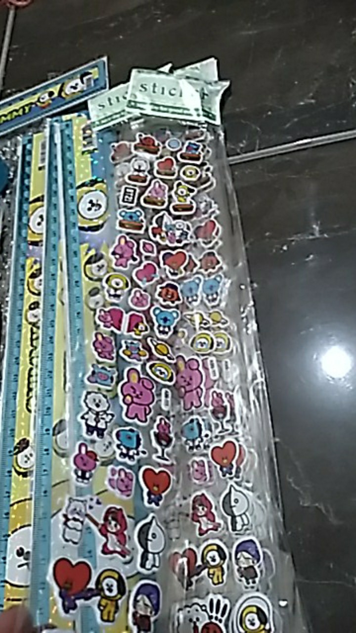 Stiker Anak Timbul Bts Bt21