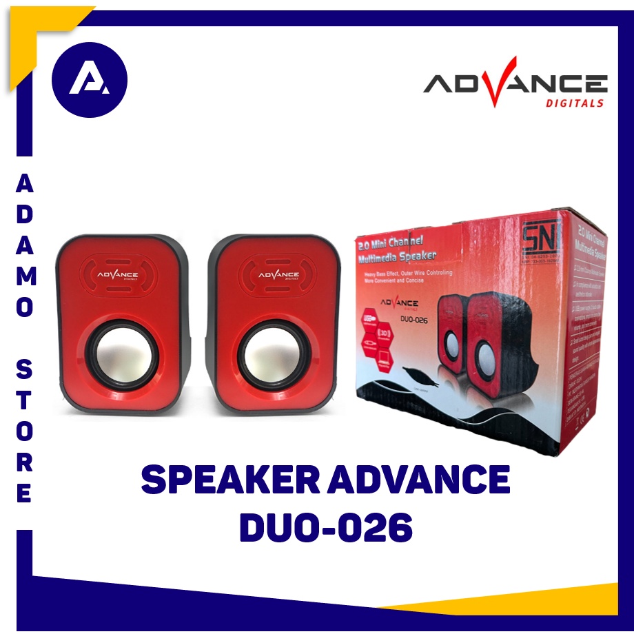 Speaker Advance Duo-026 Duo 026 Multimedia 2.0 Mini Channel