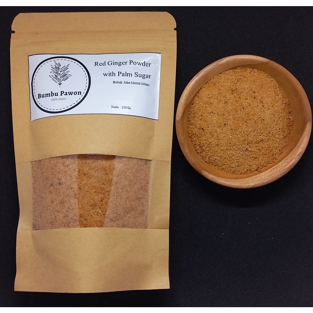 

Jahe Merah Bubuk dengan Gula Aren / Palm Sugar