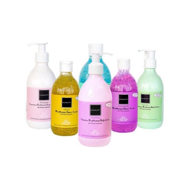 [BPOM] Scarlett Whitening Body Lotion & Shower Scrub by