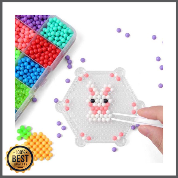 TG-MA143 Yuanlebao Mainan Manik-Manik DIY Magic Mold Beads Puzzle 6000PCS - B24