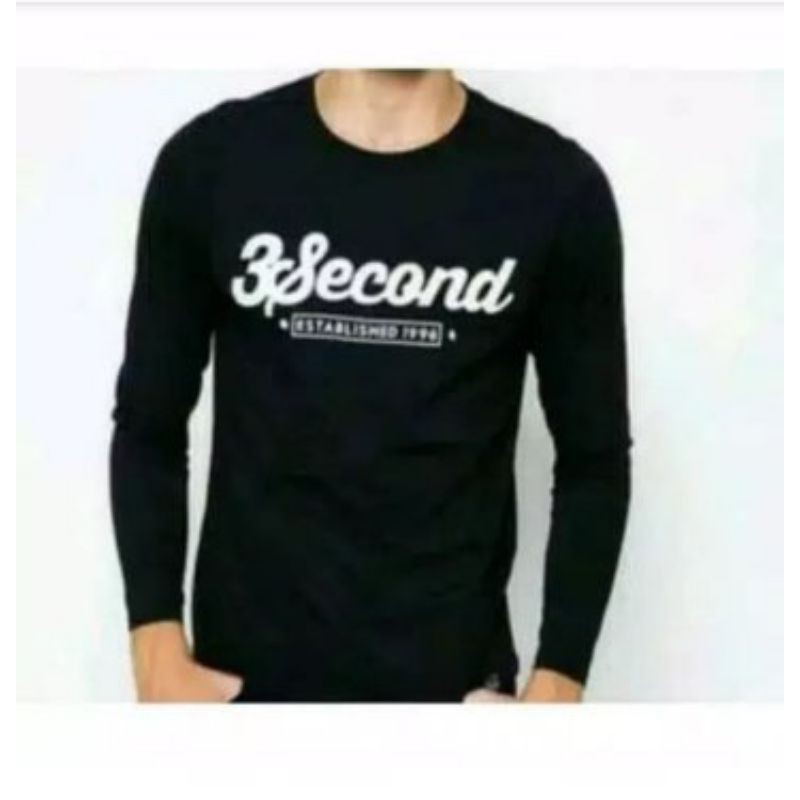 KAOS 3SECOND KAOS LENGAN PANJANG