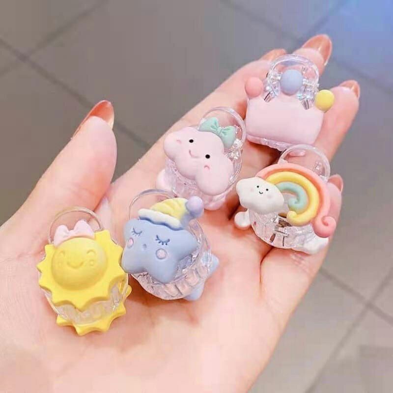 (kecil 2 cm) 1pcs jepit rambut kecil anak mini bentuk lucu