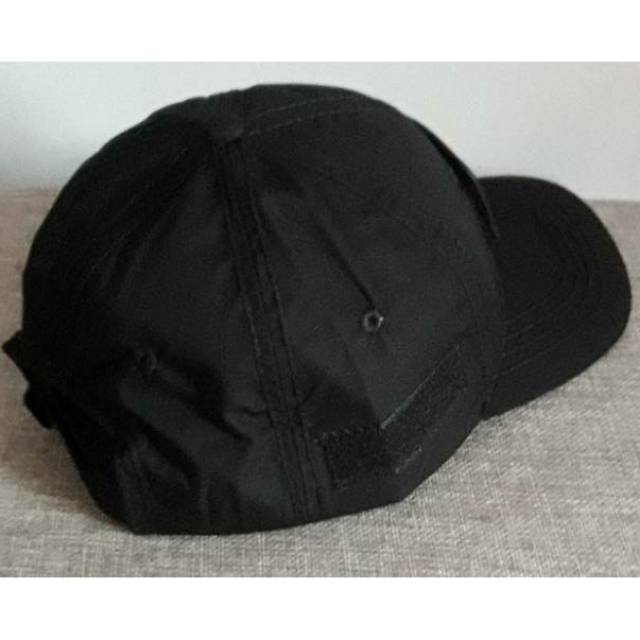 TOPI BENDERA VELCRO - TOPI BENDERA INDONESIA VELCRO HITAM