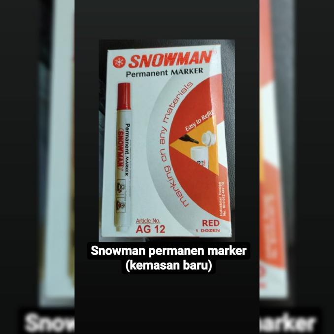 

HOTLIST snowman marker giant/ spidol permanen