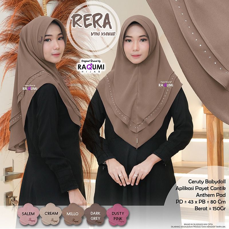 Rera Mini Khimar by Raqumi Hijab original