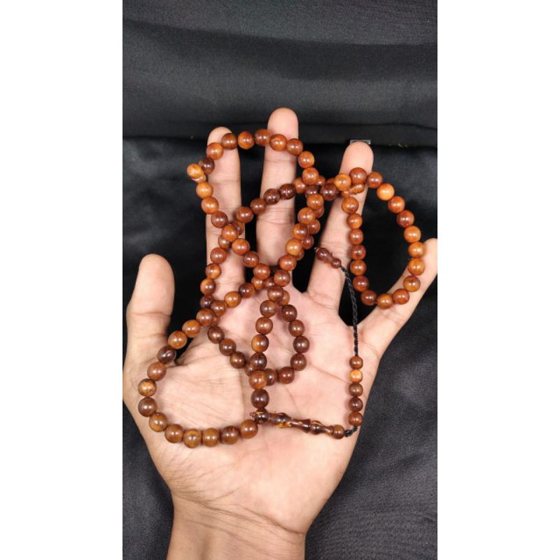TERMURAH TASBIH BATU SEPAH KAYU KAOKA ASLI 99 BUTIR