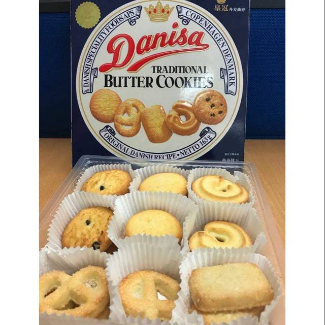 Danisa butter cookies 163gr ex lama