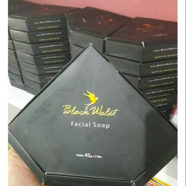 Black Walet / Sabun Black Walet / Sabun Wajah Black Walet / 1 Paket