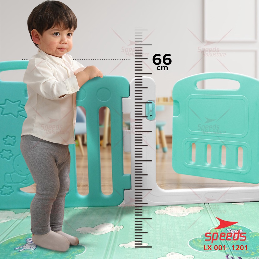 ghj SNI Pagar Bayi Playpen Bayi Pagar Mainan Anak Set Bayi Baby Fence Pagar Playpen Portable Merek