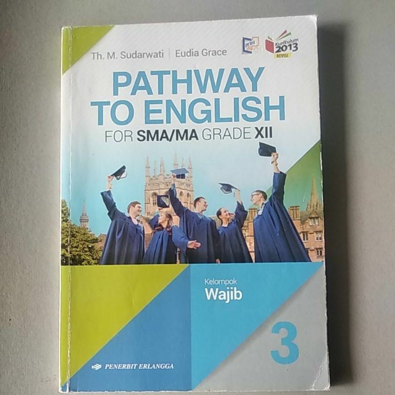 buku bahasa Inggris untuk SMA kelas 3- 12 penerbit Erlangga