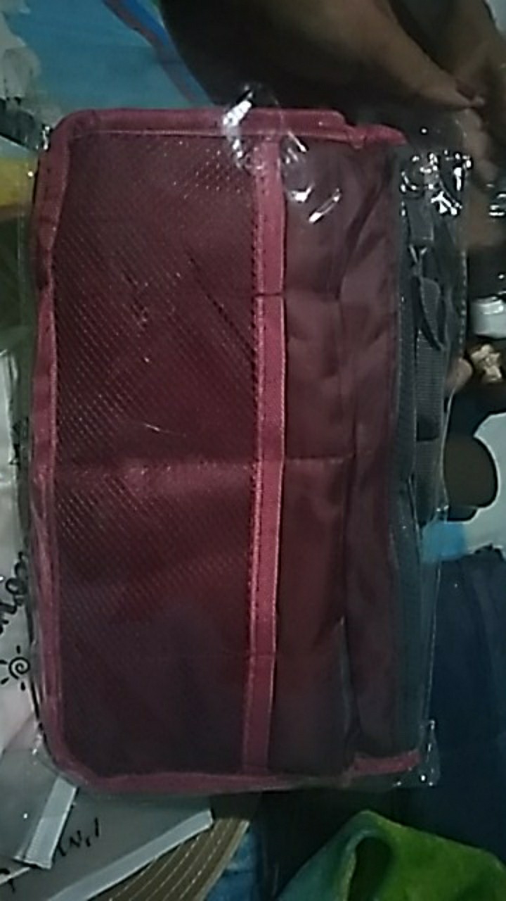 {lav - H686 Dual Bag Korean / Bag Organizer Dual Zipper / Tas Multifungsi Import Batam / Travel Bag