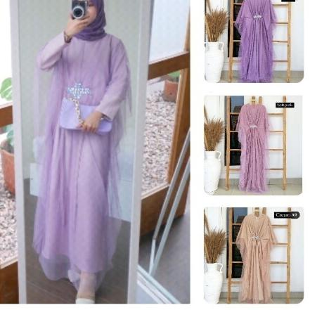 HT0 Kaftan Lebaran / Kaftan Maria / Gamis Kaftan / gamis kaftan mewah terbaru / gamis kaftan tile / 