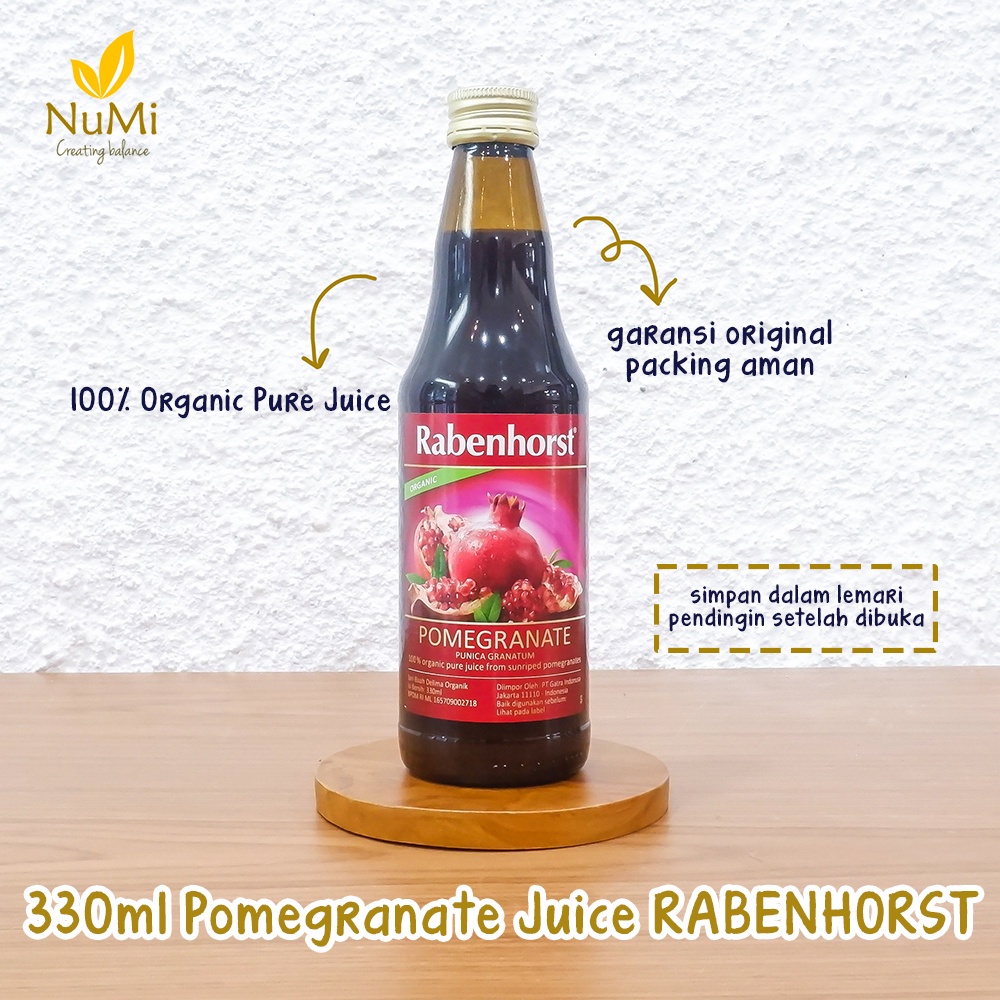 

330ML Sari Buah Delima Minuman Pomegranate Pure Juice - RABENHORST