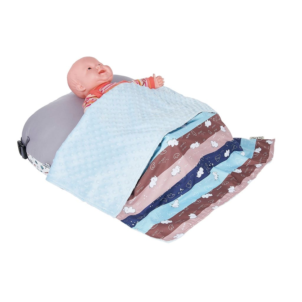 Vee &amp; Mee Baby Blanket Selimut Bayi Minky Rhino Series - VMB 5010