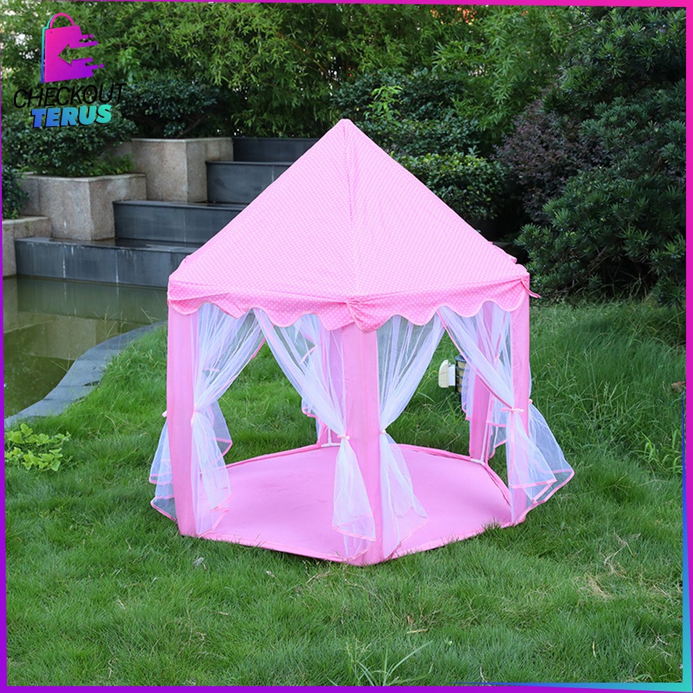 CT M130 Mainan Anak Tenda Princess Mainan Rumah Rumahan Anak Tenda Castle Mainan Tenda Model Rumah Anak