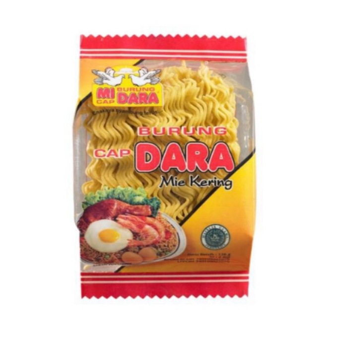 

Mie Burung Dara isi 2 136gr