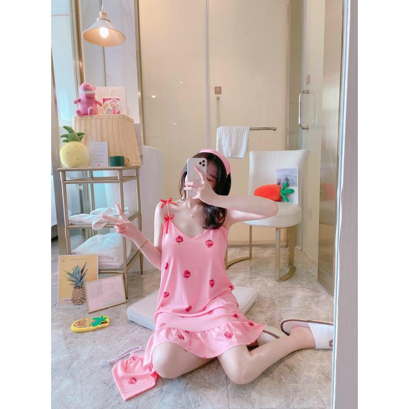 COD BAYAR DITEMPAT DASTER KOREAN WANITA IMPORT / PIYAMA BAJU TIDUR