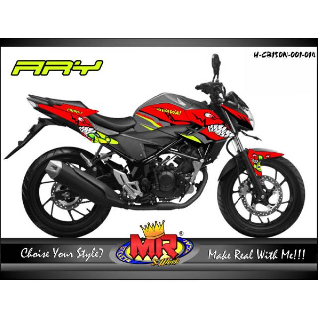 Decal Dekal All New Cb150r Merah Stiker Sticker Striping Cb 150 R