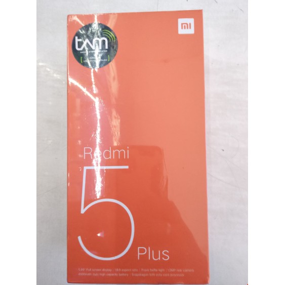 HP XIAOMI REDMI 5 PLUS RAM 4GB ROM 64GB