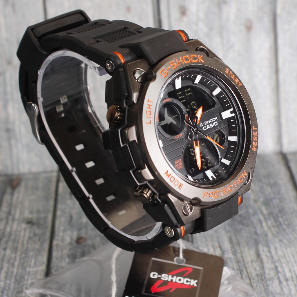 FREE ONGKIR  G-Shock Casio G8600 metal kepala besi black hitam jam tangan pria digital led SKMEI