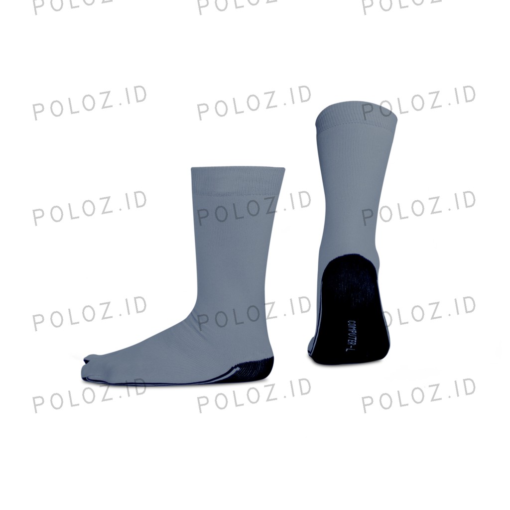 KAOS KAKI JEMPOL MUSLIMAH TELAPAK HITAM KAOS KAKI JEMPOL PANJANG KAOS KAKI PANJANG CEWE-ABU