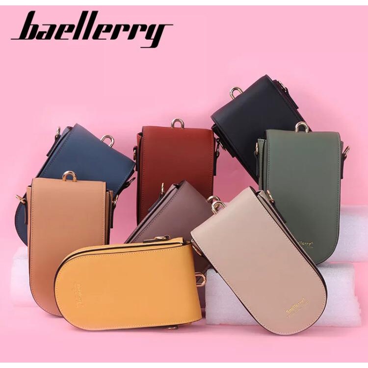 Tas Selempang Kulit Wanita Dompet Cewek Multifungsi Baellerry BLY30