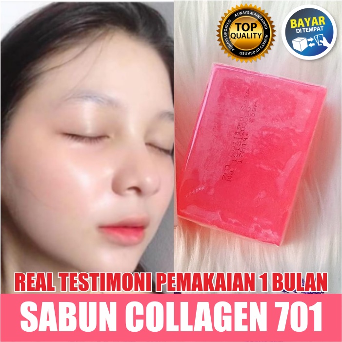 Collagen Sabun Whitening Untuk Regenerasi Sel Kulit - 701 Original Bpom