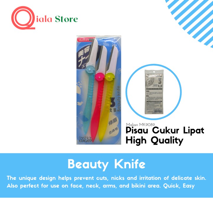 Alat cukur Pencukur Alis / Pisau cukur Alis lipat / Eyebrow Razor / pengkerok alis pisau lipat